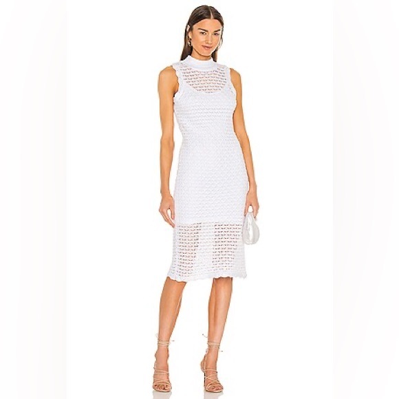 525 America Dresses & Skirts - Revolve White Midi Dress